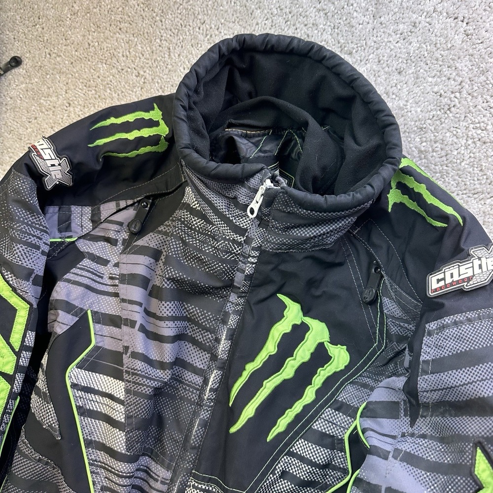 VTG Castle X Monster Energy Tucker Hibbert #68 Racing Jacket And Pants Medium - Picture 3 of 16
